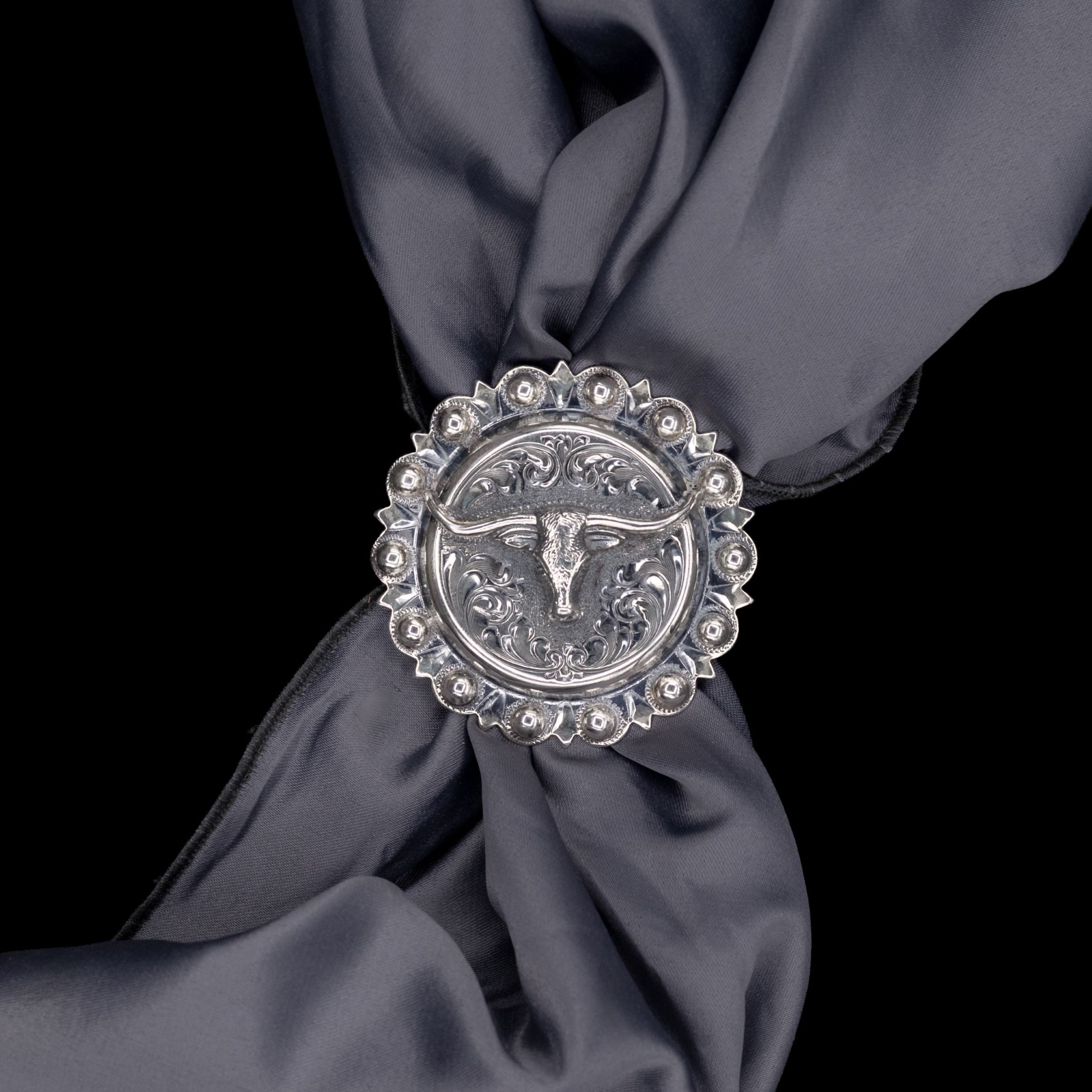 The Cattleman Scarf Slide – Vogt Silversmiths