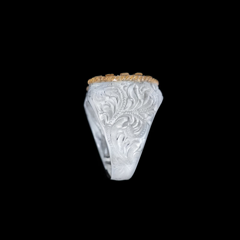 Vogt Silversmiths Rings The Sawyer Gold Ring