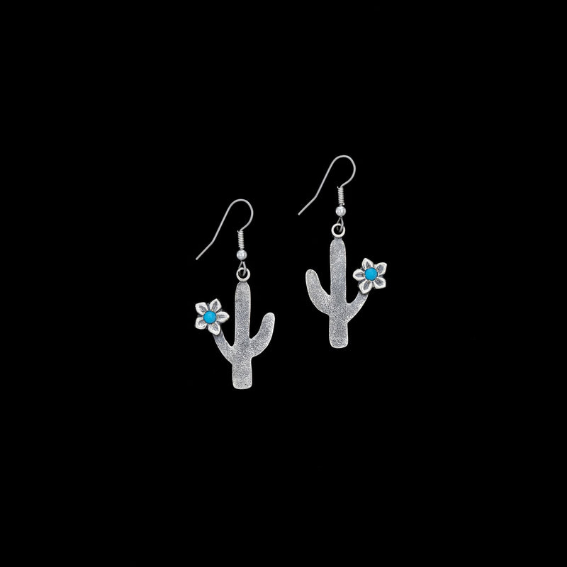 Vogt Silversmiths Earrings New! Blooming Cactus Earrings