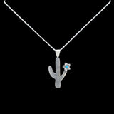 Vogt Silversmiths Pendants New! Blooming Cactus Necklace