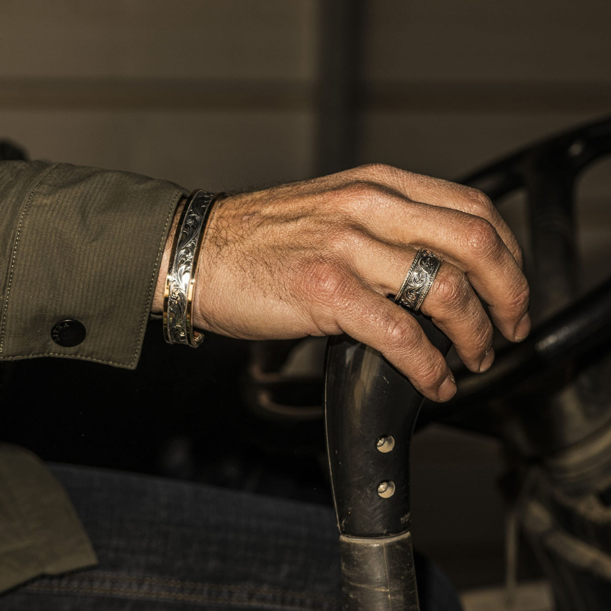 Silversmith Rings The Rio Bravo Men's Ring – Vogt Silversmiths