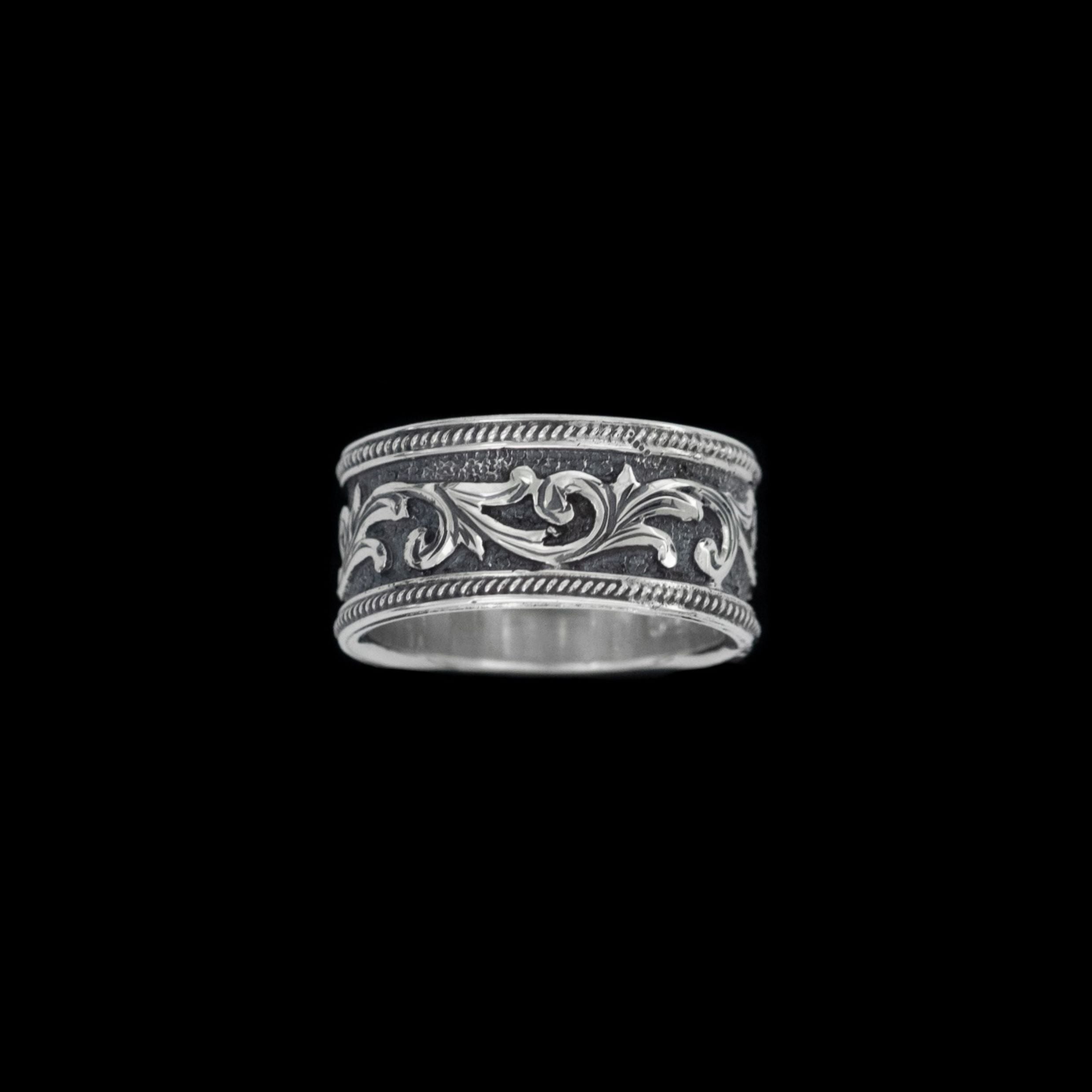 Silversmith Rings The Rio Bravo Men's Ring – Vogt Silversmiths