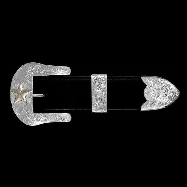 Vogt Silversmiths 1 1/2" Western Buckles The Tombstone Star