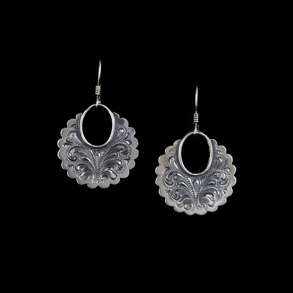 Vogt Silversmiths Earrings The Clara Scallop Bloom