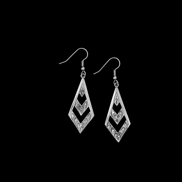 Vogt Silversmiths Earrings The Navajo Brave
