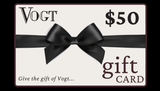 Vogt Silversmiths Gift Card $50.00USD Gift Card