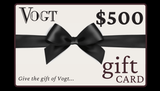Vogt Silversmiths Gift Card $500.00USD Gift Card