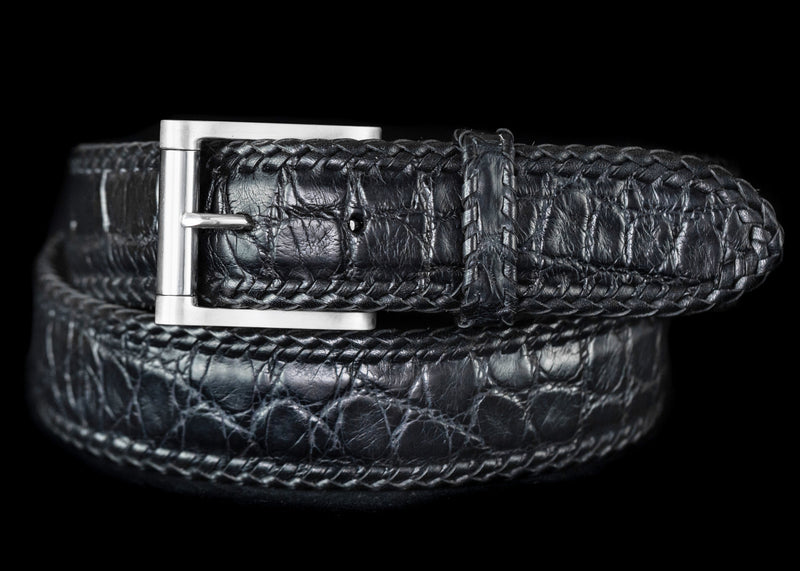 Vogt Silversmiths Magna Belts NEW! Genuine Laced Edge Gator