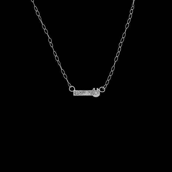 Vogt Silversmiths Pendants The Lucky Bar Necklace